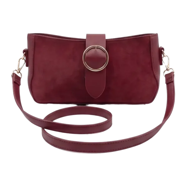 Aries Maroon Crossbody Bag for Women Aries Maroon Crossbody Bag for Women