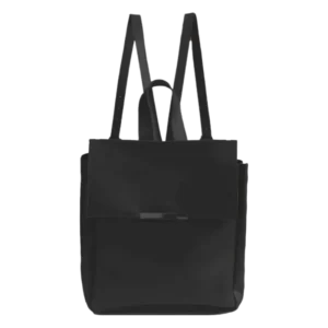 Bagpack Black Faux Leather Backpack for Women