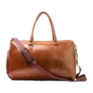 Berlin Brown Travel Duffel Bag for Men & Women