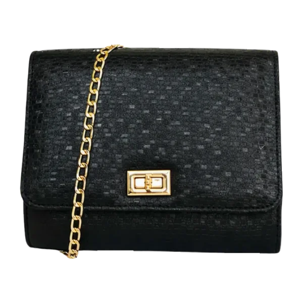 Charm Black Evening Handbag for Women