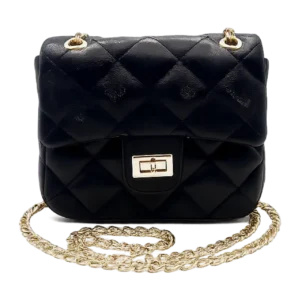 Nice Black Quilted Crossbody Bag for Women