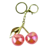 Pink Pearl Cherry Keychain & Bag Charm