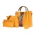 Capri 4 Piece Yellow Handbag